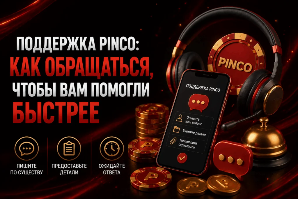 Поддержка Pinco: как обращаться, чтобы вам помогли быстрее